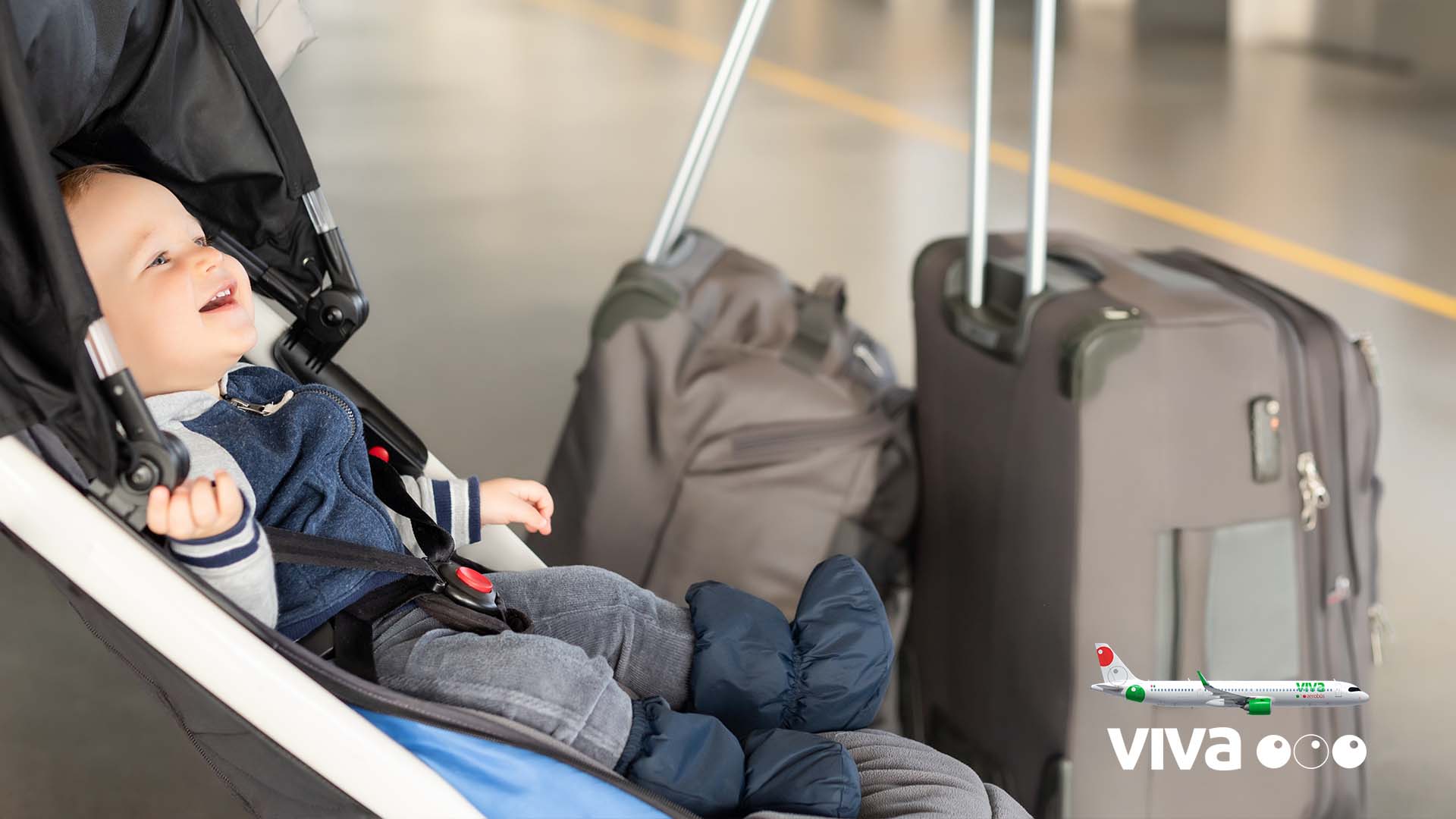 Cómo viajar con bebés en avión? - Blog Viva